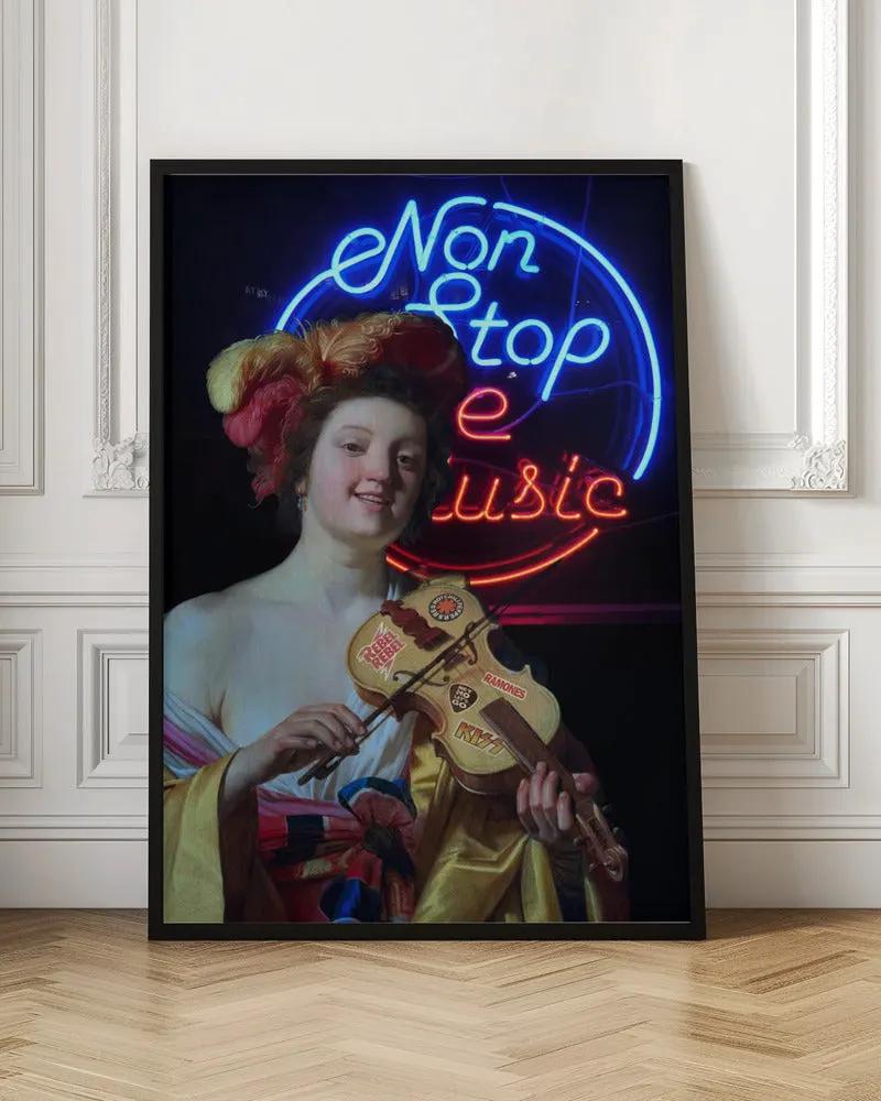 Non Stop the Music- Canvas Print by Dikhotomy