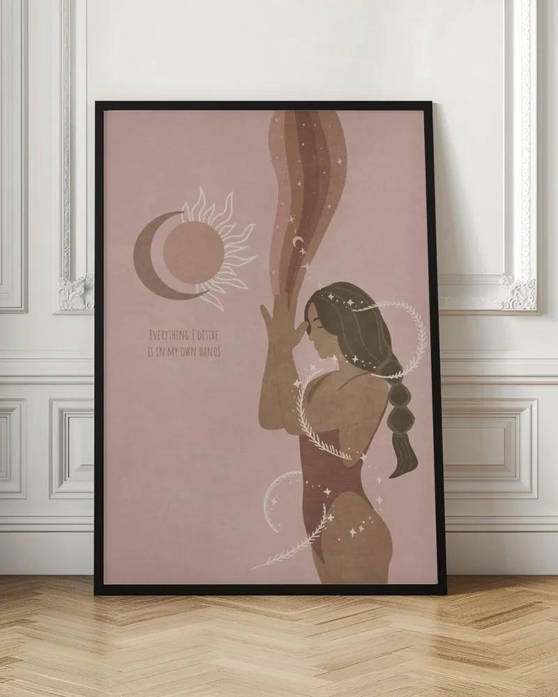 Wall art Spiritual Feminine / Spir 8 by Emel Tunaboylu