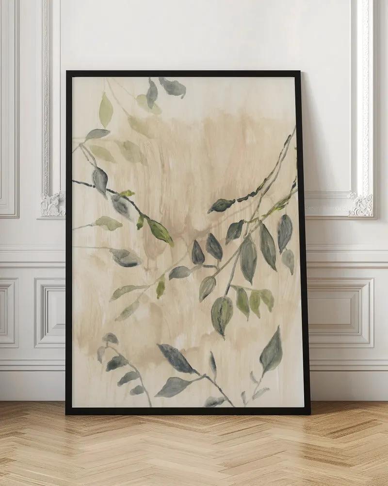 Wall art Colour Washed Leaves No1 by Cartissi