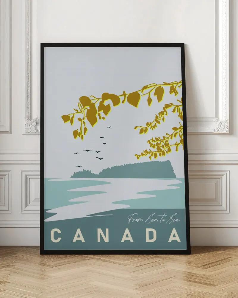 Wall art mellow anticipation Canadian Lakeland by Annick