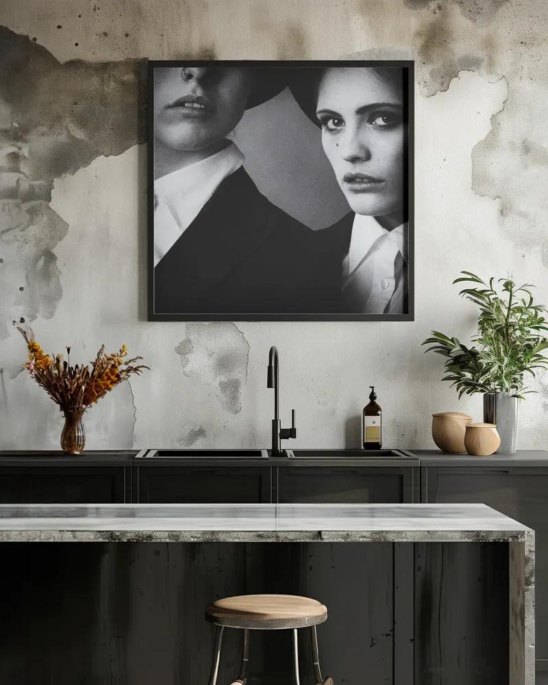 Wall art Blues sisters by Peter Schaller