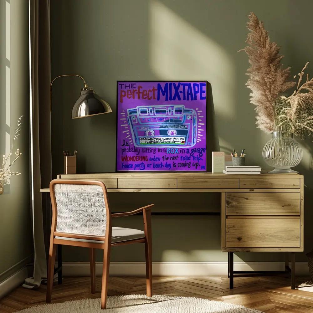 Mix Tape Canvas Print by Steve Spencer