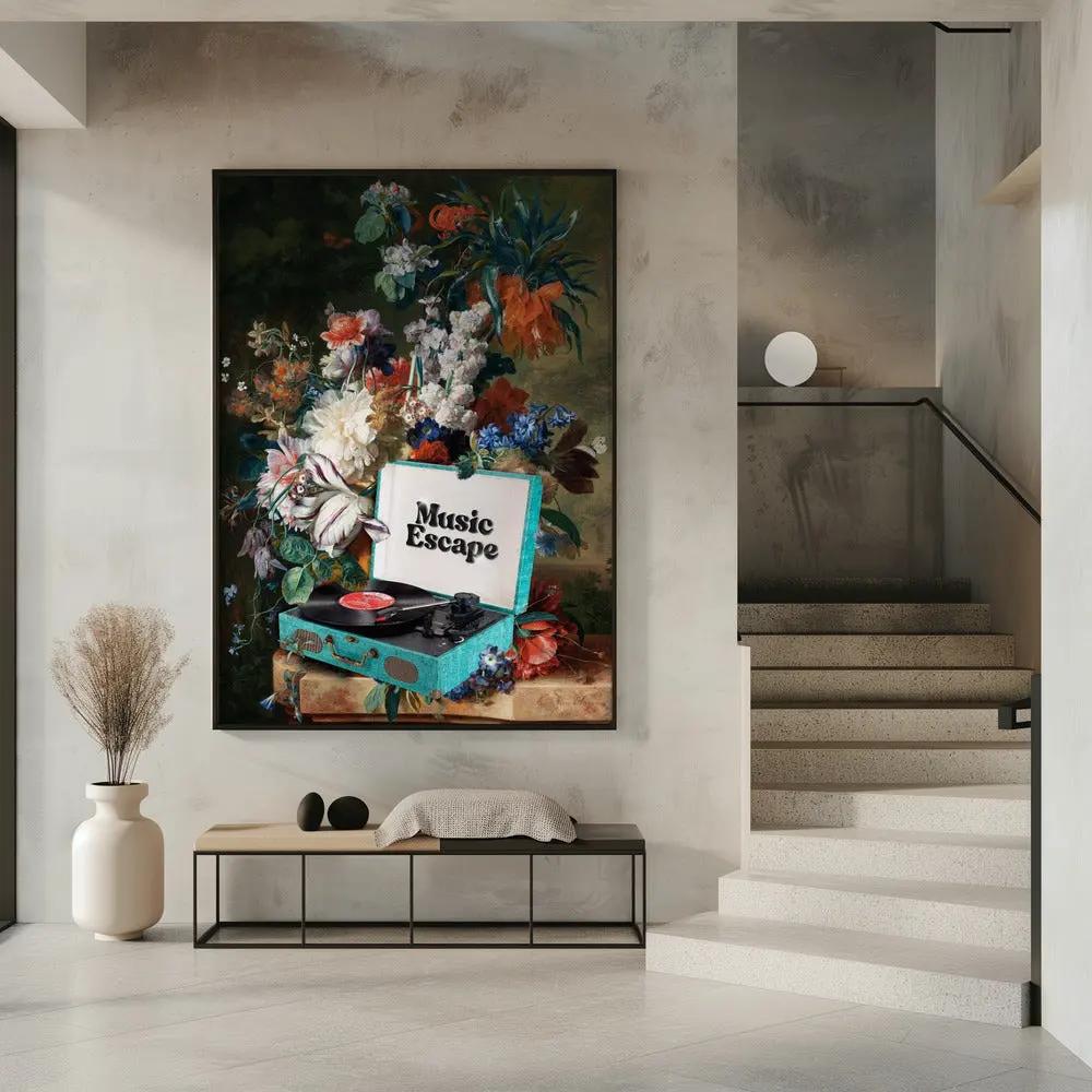 Music Escape- Canvas Print by Dikhotomy
