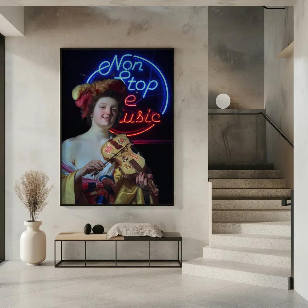 Non Stop the Music- Canvas Print by Dikhotomy