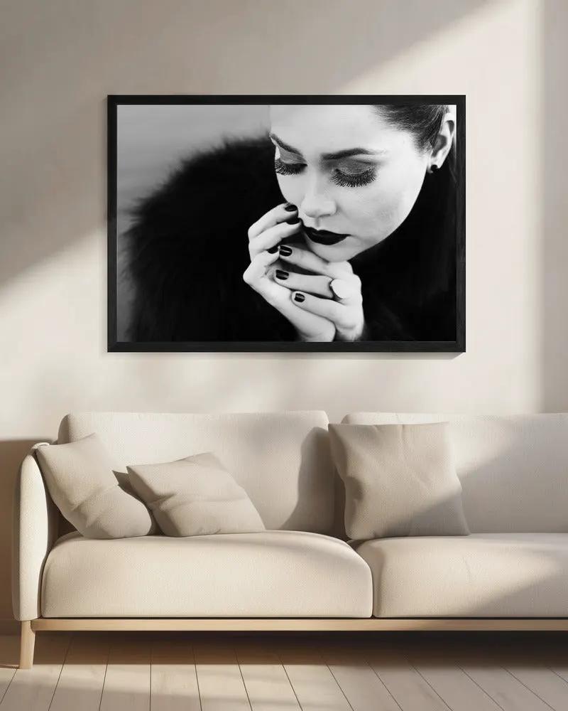 Wall art between fingers by Josefina Melo