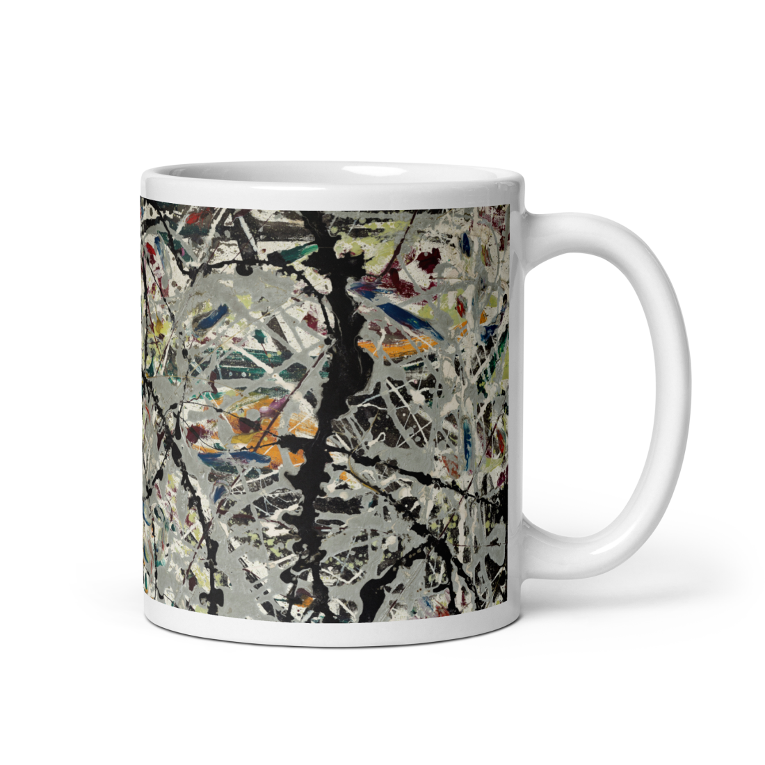 Pollock - Watery Paths 1947 Artwork Mug by Art-O-Rama Shop