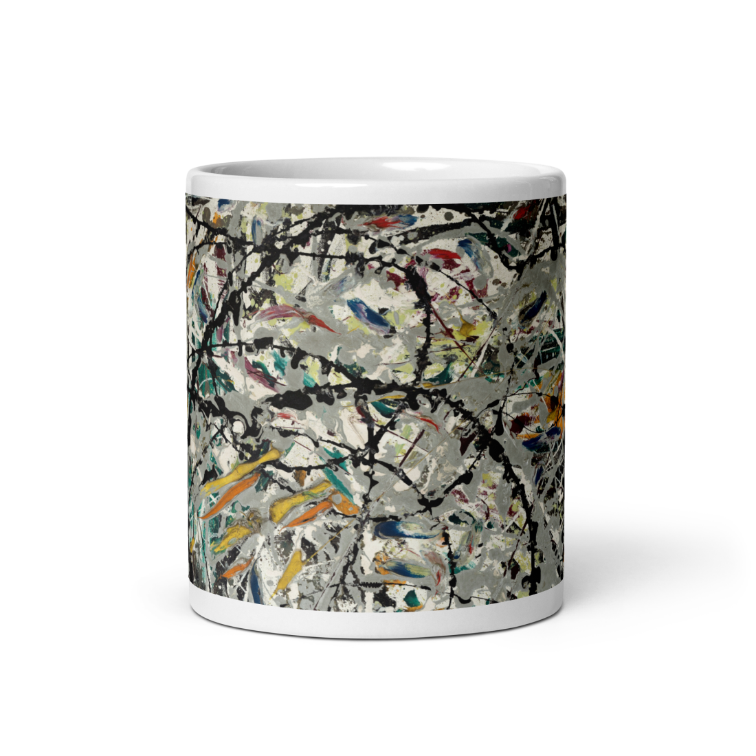 Pollock - Watery Paths 1947 Artwork Mug by Art-O-Rama Shop