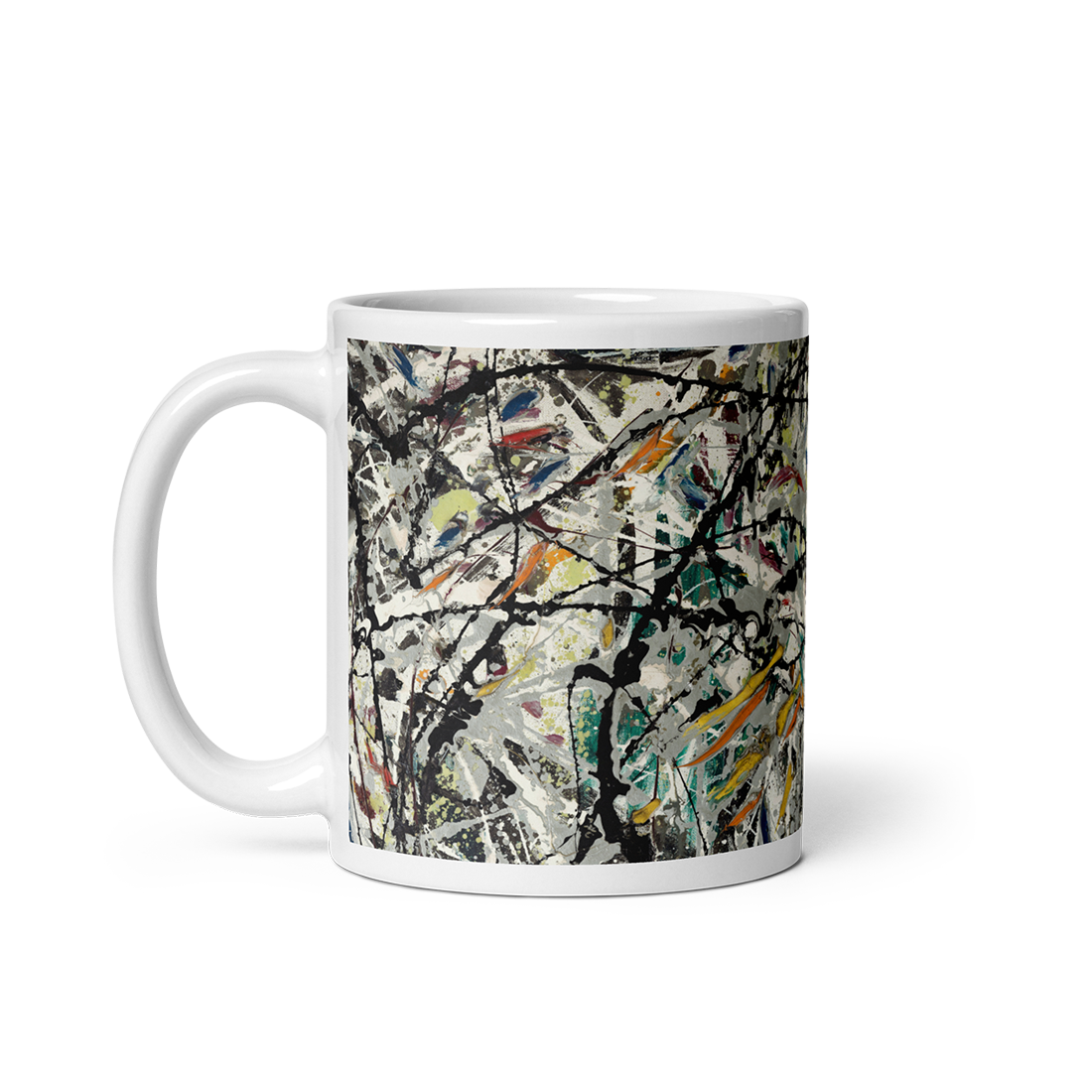 Pollock - Watery Paths 1947 Artwork Mug by Art-O-Rama Shop