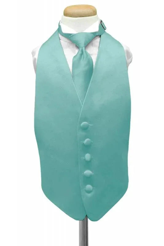 Luxury Satin Kids Tuxedo Vest 2 by Tux-USA