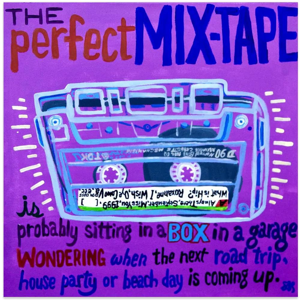 Mix Tape Canvas Print by Steve Spencer