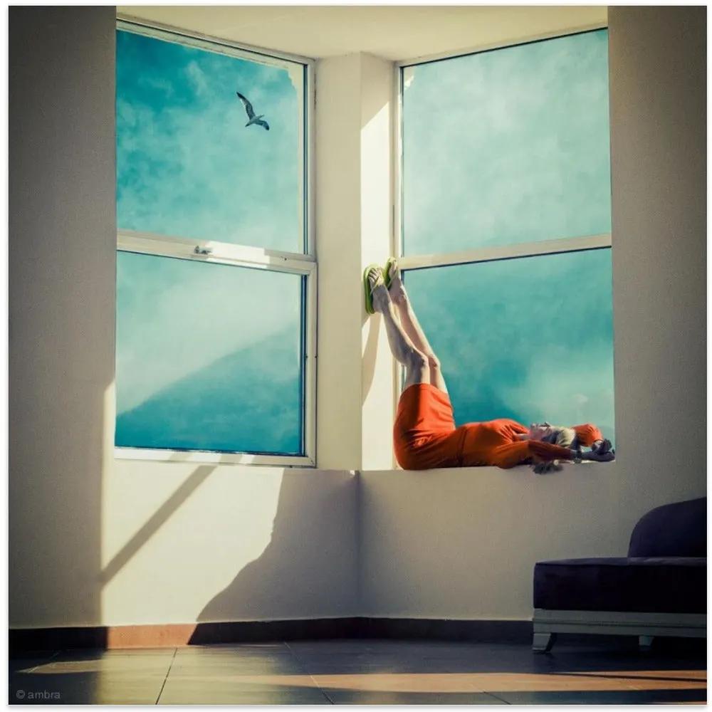Wall art room with a view by Ambra