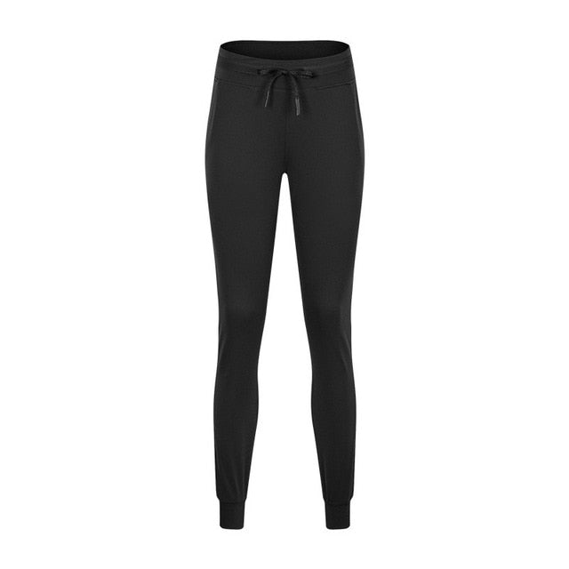 Naked-feel Fabric Workout Sport Joggers Pants Women-2