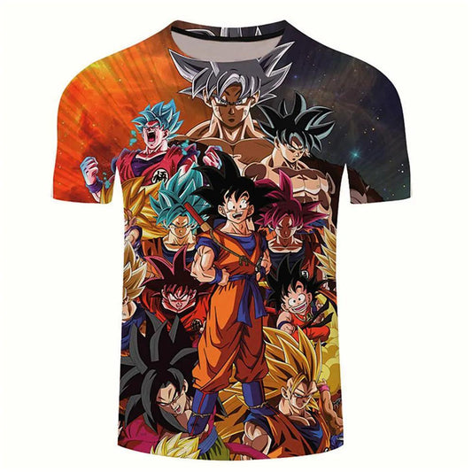3d T Shirt Summer Fashionable Short Sleeve Hip Hop Tee Tops Men Anime Harajuku T-Shirts by Vimost Shop