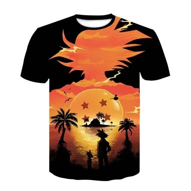 3d T Shirt Summer Fashionable Short Sleeve Hip Hop Tee Tops Men Anime Harajuku T-Shirts by Vimost Shop