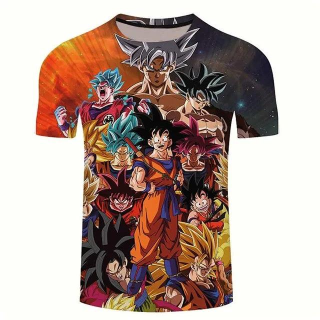 3d T Shirt Summer Fashionable Short Sleeve Hip Hop Tee Tops Men Anime Harajuku T-Shirts by Vimost Shop