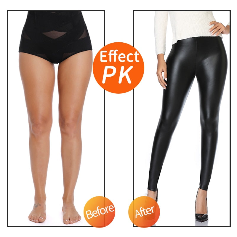 PU Faux Leather Legging Sexy Thin Black Women Leggings New Fashion Stretchy Fitness Casual Pants Warm Waterproof Skinny Push Up-1