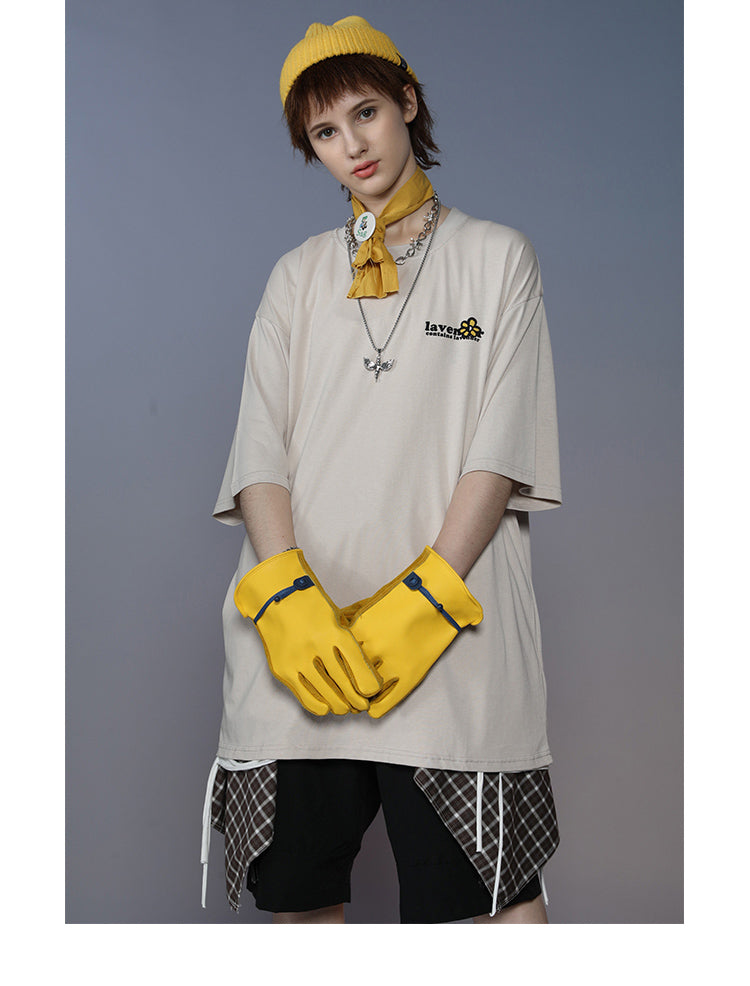 Men Hip Hop T Shirt Streetwear Harajuku Floral T-Shirt Oversize Summer Short Sleeve-1