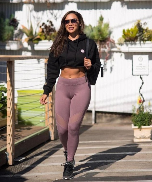 Womens Cartoon Ice Cream God Horse Leggings Print Fitness Legging Sexy Silm Leging Star Stretch Pants-8