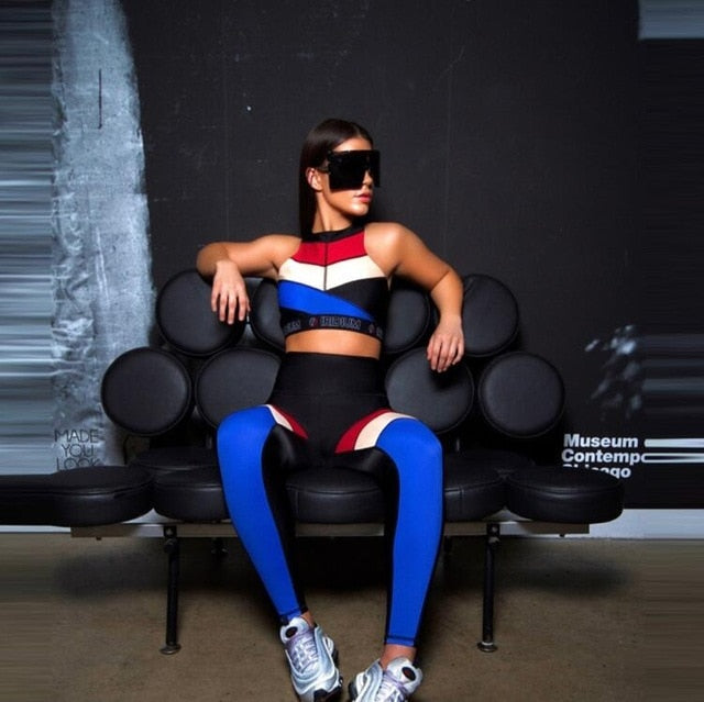 Womens Cartoon Ice Cream God Horse Leggings Print Fitness Legging Sexy Silm Leging Star Stretch Pants-3
