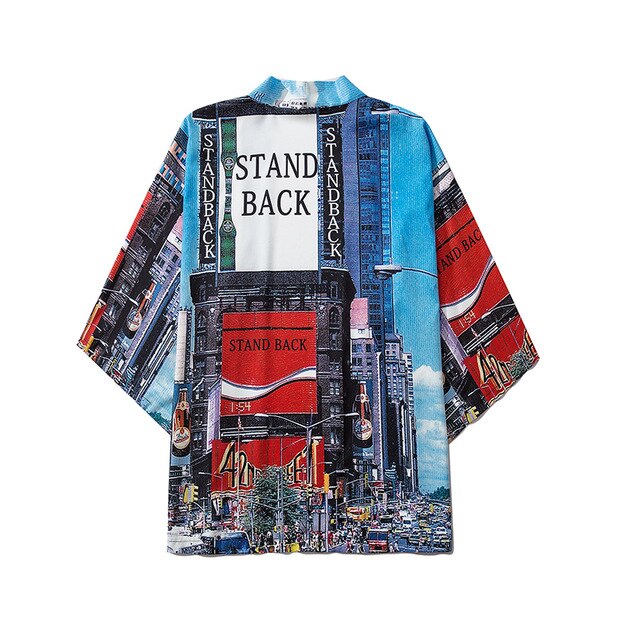 Men Women Chinese Style Anime Panda Samurai Kimono Streetwear Cardigan Japanese Robe Female Clothing-20
