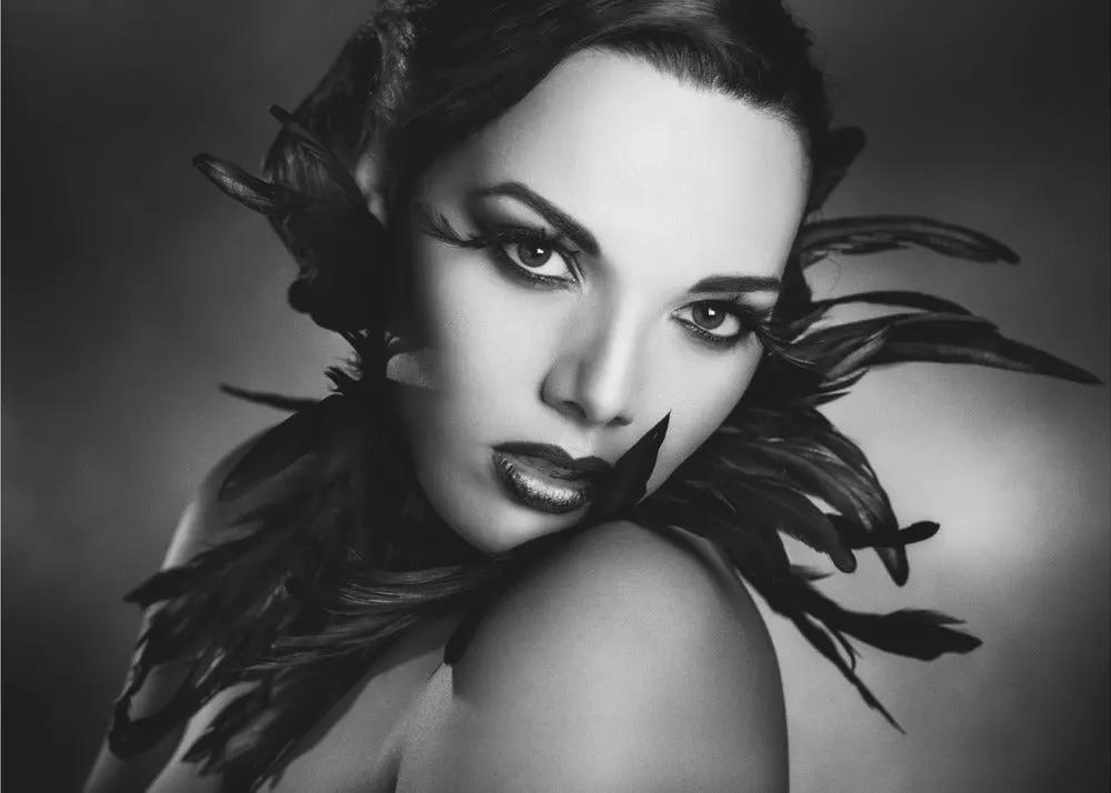 Wall art The black feathers by Peppe Tambè