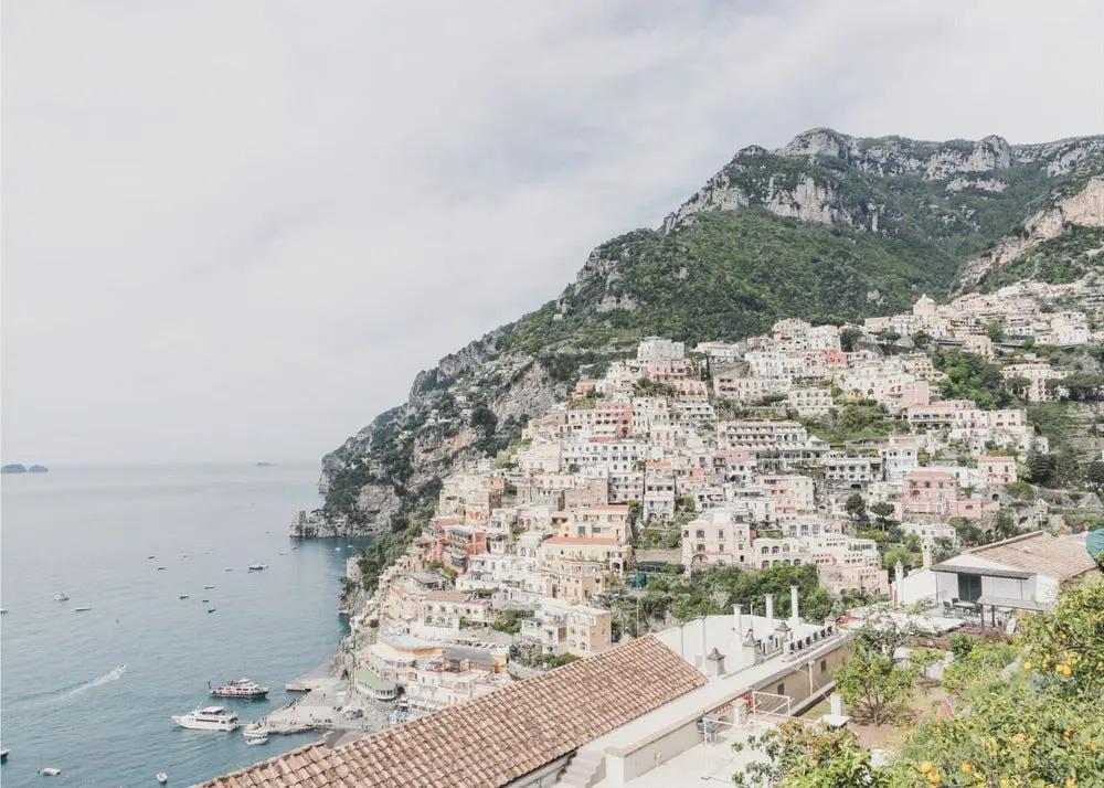 Wall art Positano at the Amalfi Coast by Photolovers