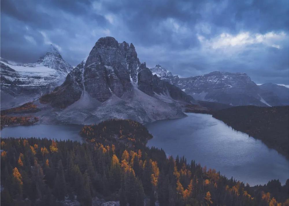 Wall art Mt Assiniboine: Amidst A Snow Storm by Michael Zheng