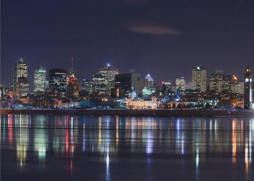 Wall art Montreal Night by YuppiDu