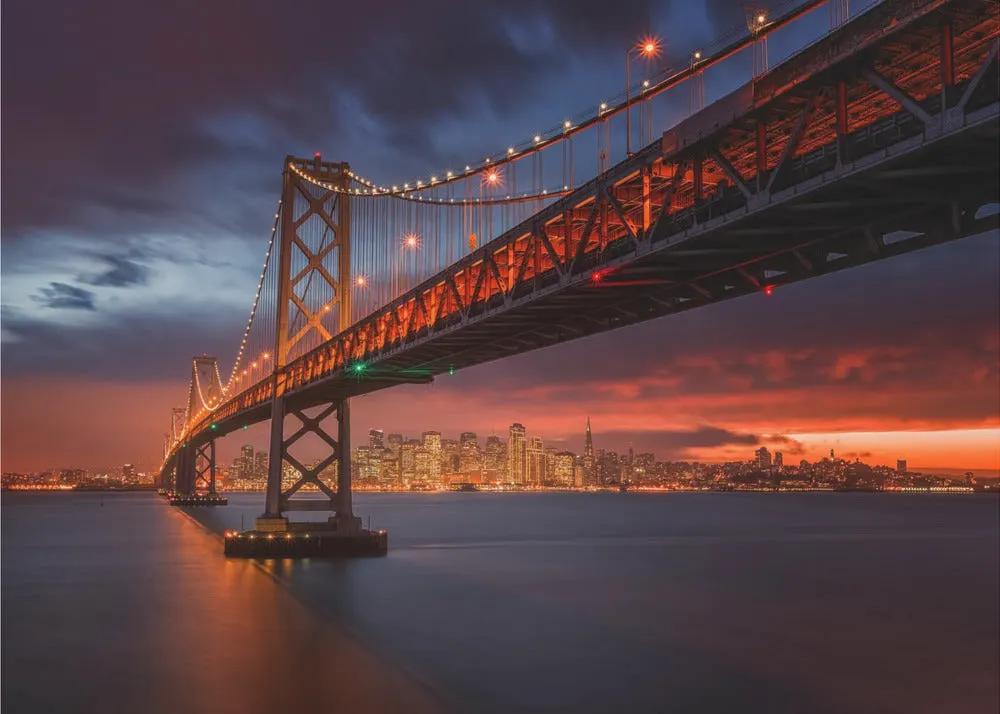 Wall art Fire over San Francisco by Toby Harriman