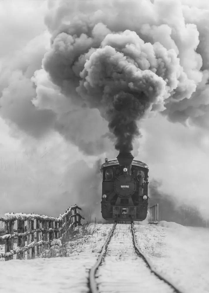 Wall art Old train by Sveduneac Dorin Lucian
