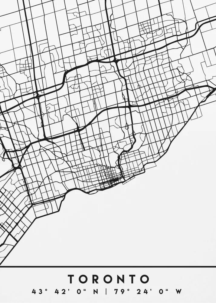 Black Maps 89 Canvas Print by Emiliano Deificus
