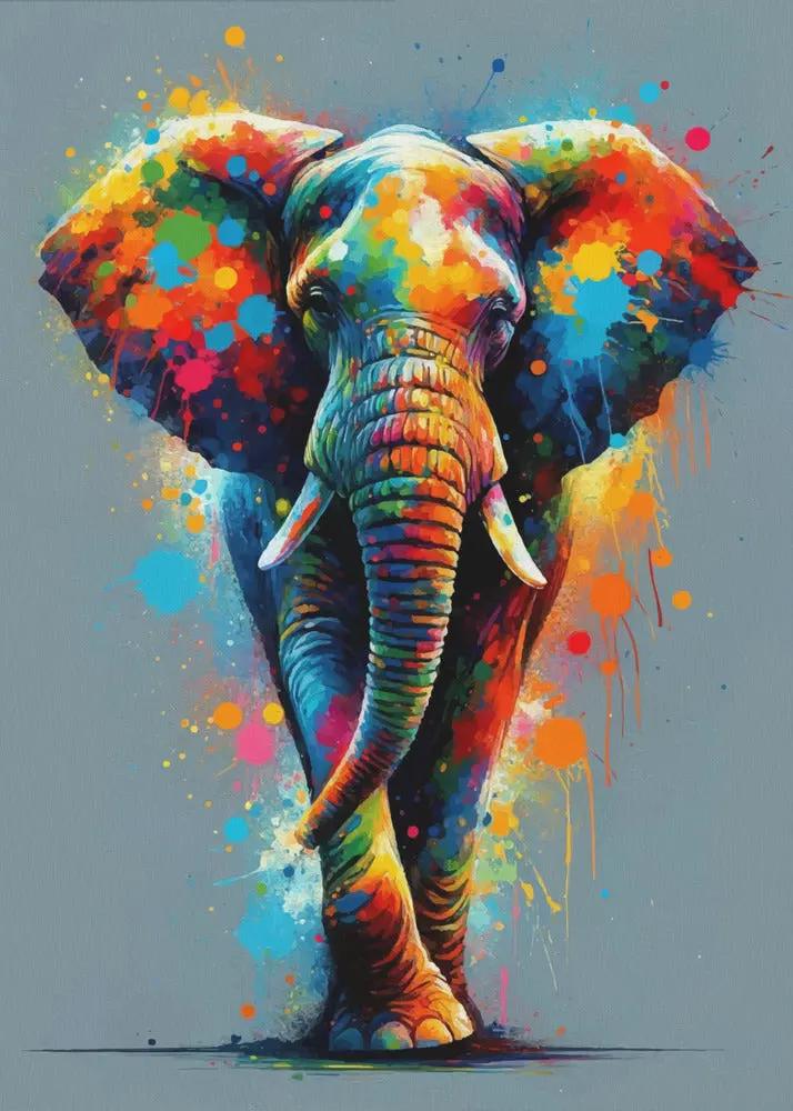 Wall art The Elephant by Andreas Magnusson