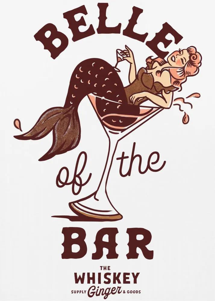 Wall art Belle Of The Bar Mermaid Pin Up Art by The Whiskey Ginger