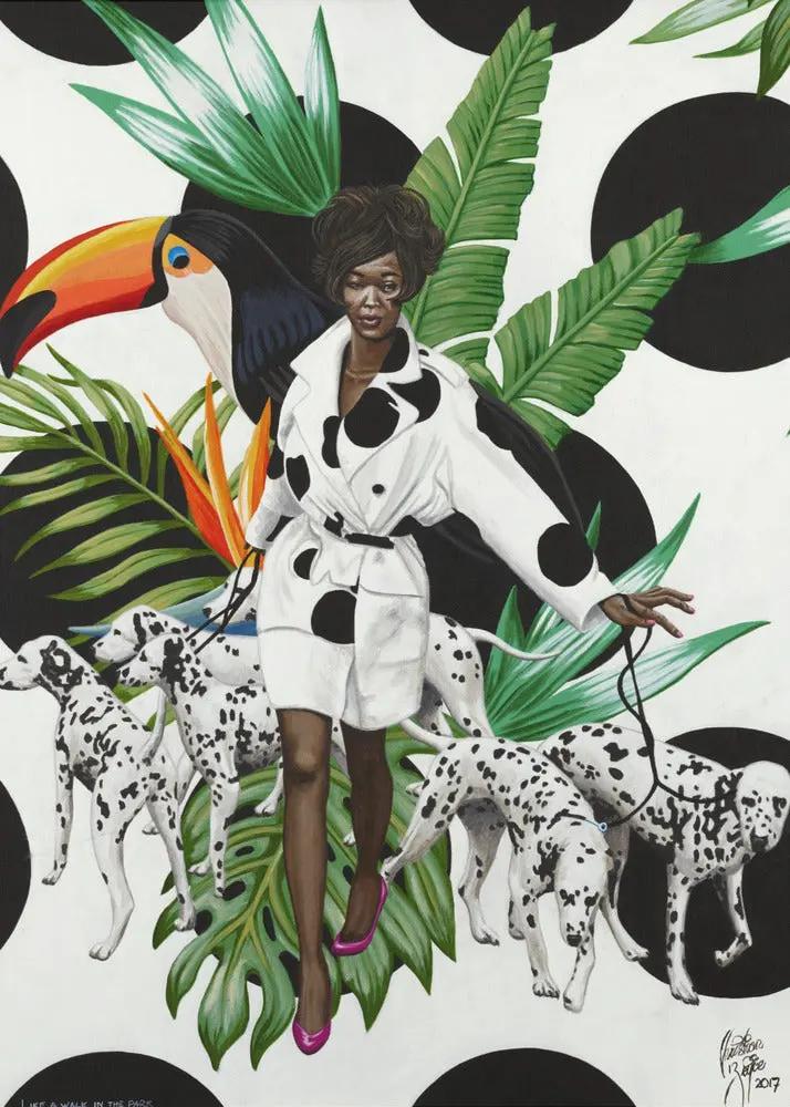 Wall art Like a Walk In the Park by Christian Beijer