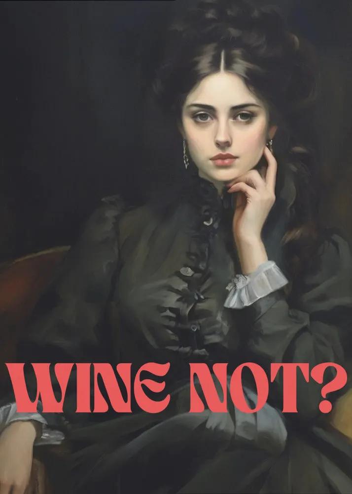 Wall art Wine not? by The Art Concept