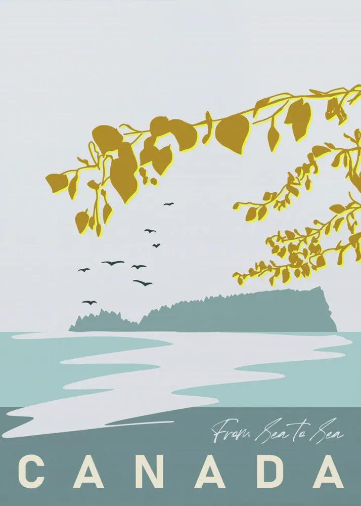 Wall art mellow anticipation Canadian Lakeland by Annick