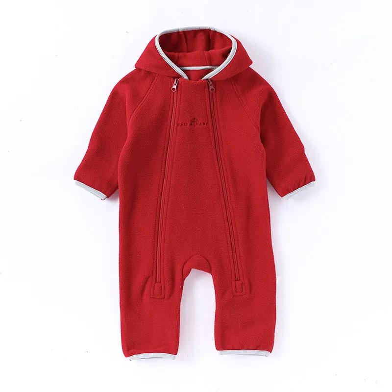 Tux Usa Winter Arrival Baby Zip Up Romper Unisex Long Sleeve Warm by Tux-USA