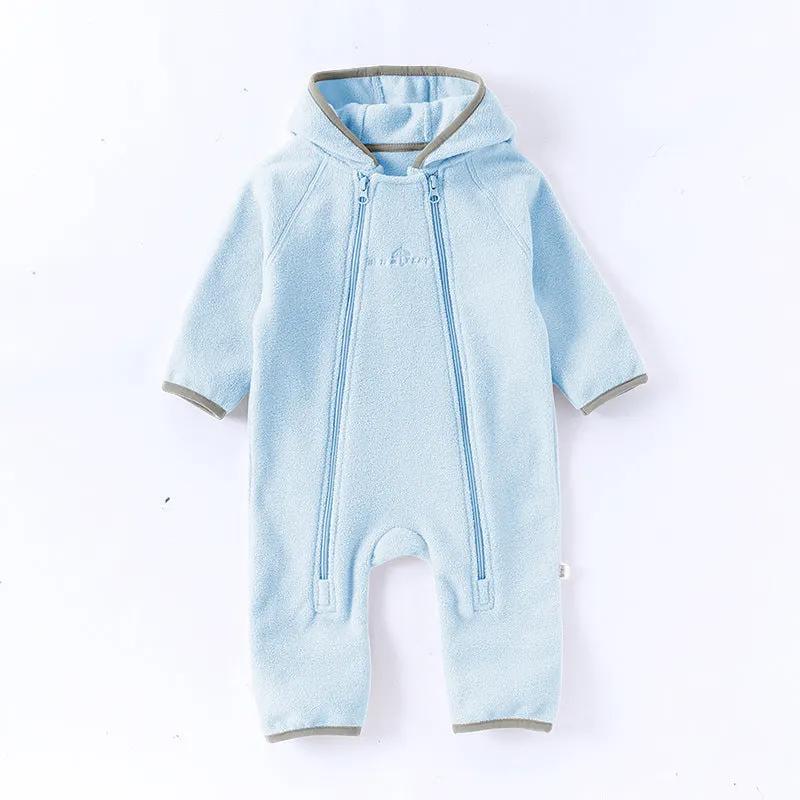 Tux Usa Winter Arrival Baby Zip Up Romper Unisex Long Sleeve Warm by Tux-USA