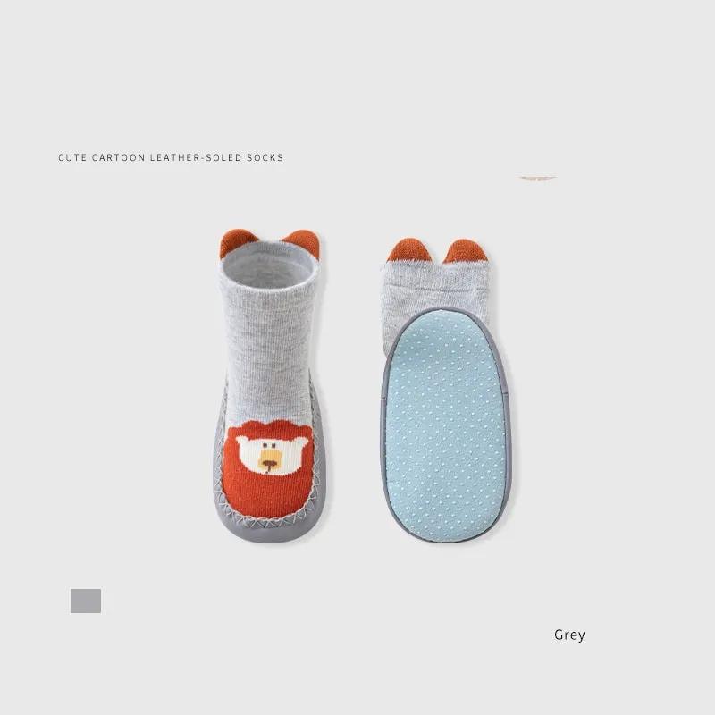 Toddler Walking Socks, Floor Shoe Socks, Cartoon Cute Baby Anti-slip Walking Shoes by Tux-USA
