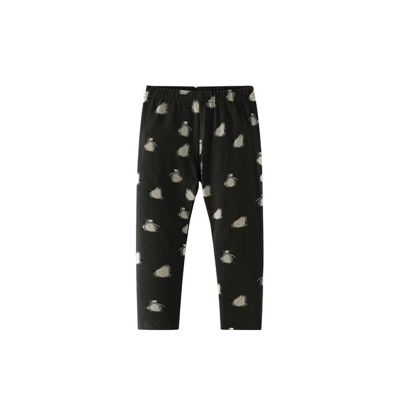 Autumn Arrival Baby Kids Girls Penguins Pattern Casual Pants by Tux-USA