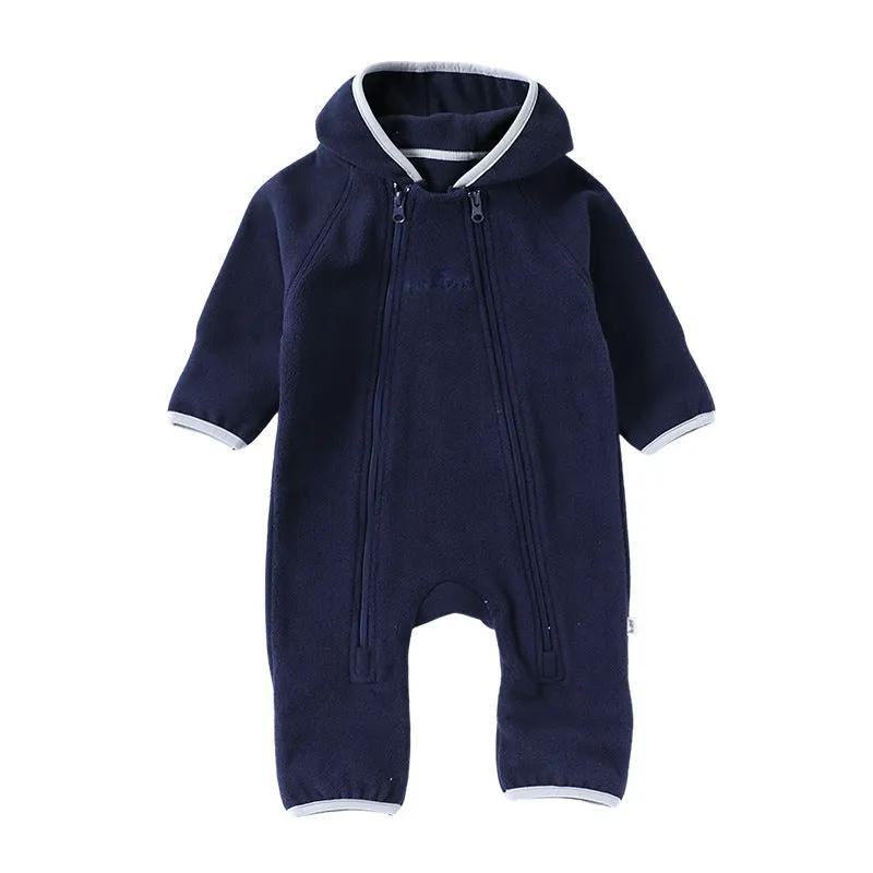 Tux Usa Winter Arrival Baby Zip Up Romper Unisex Long Sleeve Warm by Tux-USA