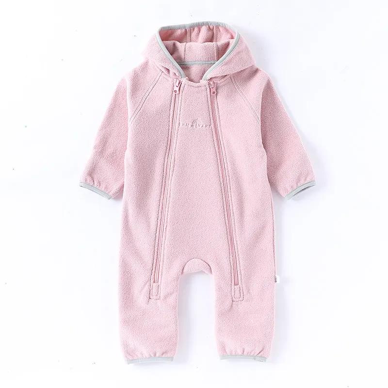 Tux Usa Winter Arrival Baby Zip Up Romper Unisex Long Sleeve Warm by Tux-USA