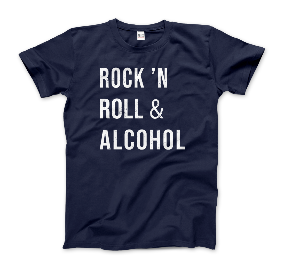 Rock'n Roll & Alcohol t-shirt by Art-O-Rama Shop