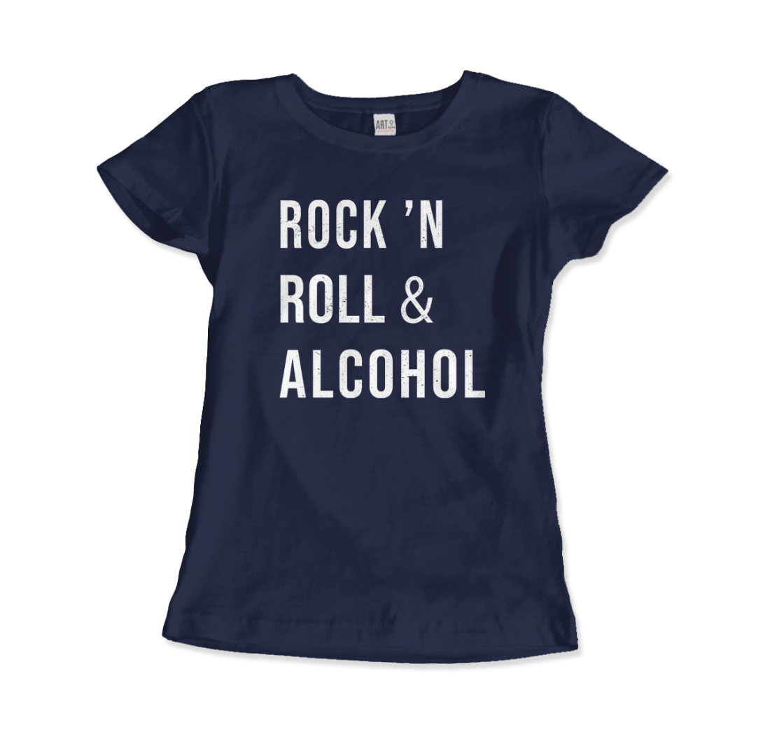 Rock'n Roll & Alcohol t-shirt by Art-O-Rama Shop