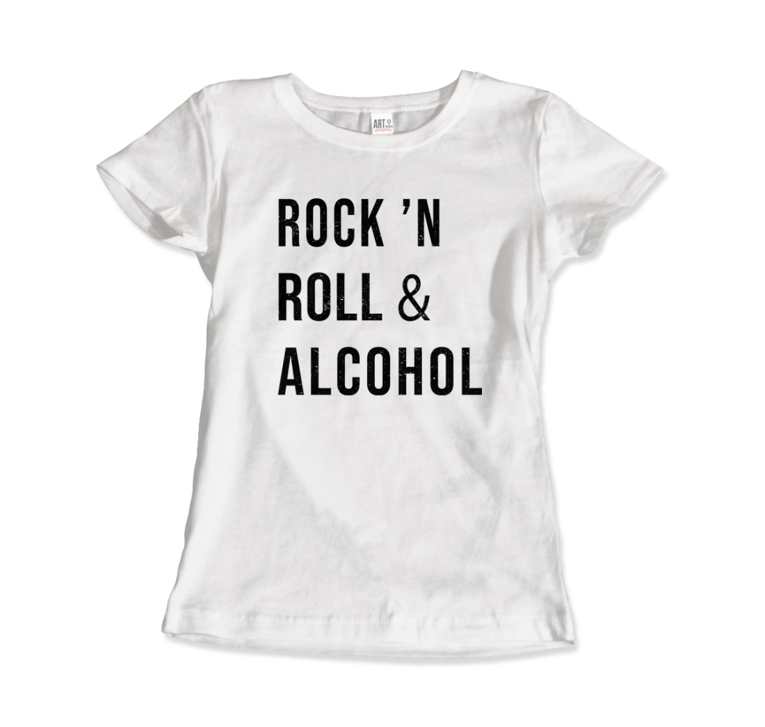 Rock'n Roll & Alcohol t-shirt by Art-O-Rama Shop