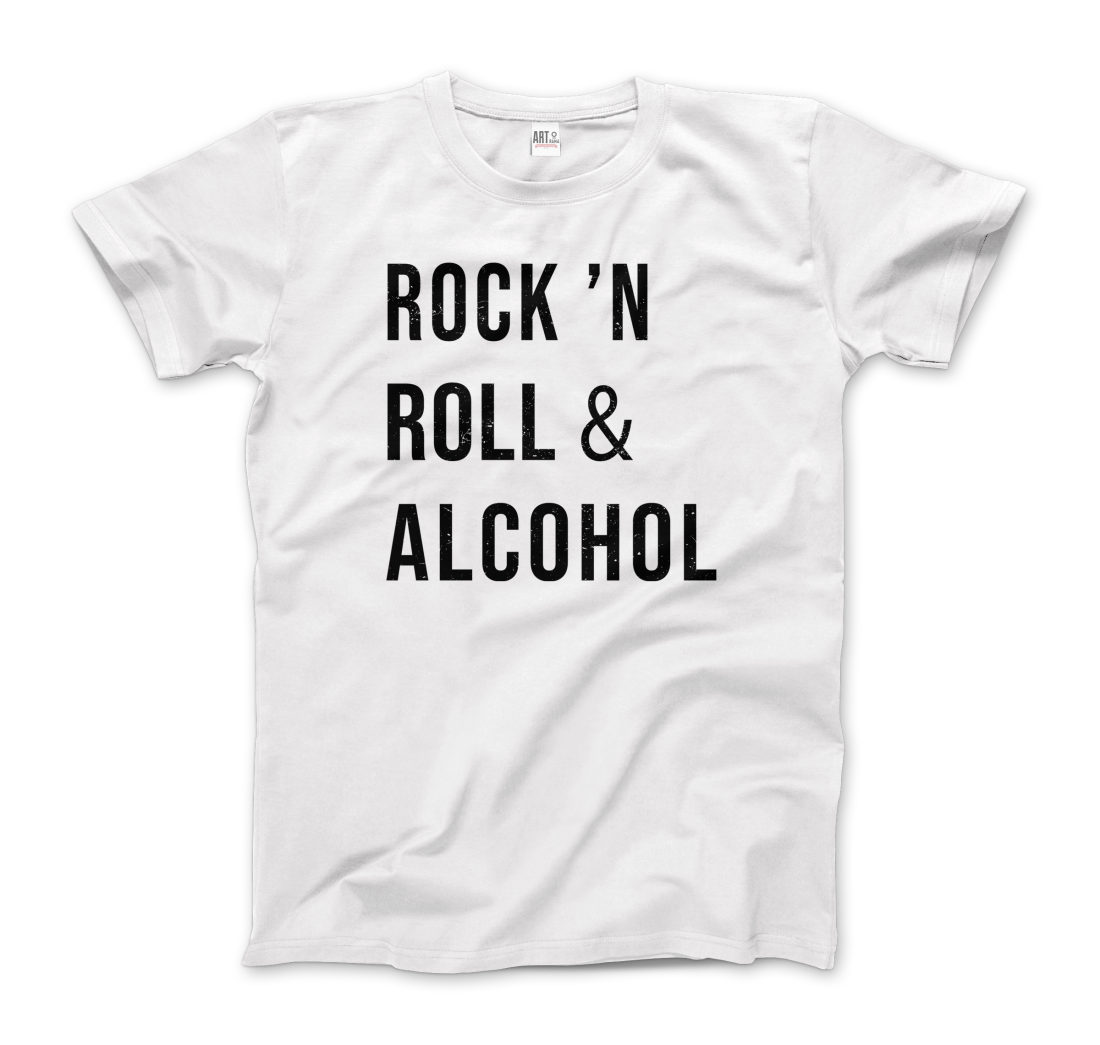 Rock'n Roll & Alcohol t-shirt by Art-O-Rama Shop