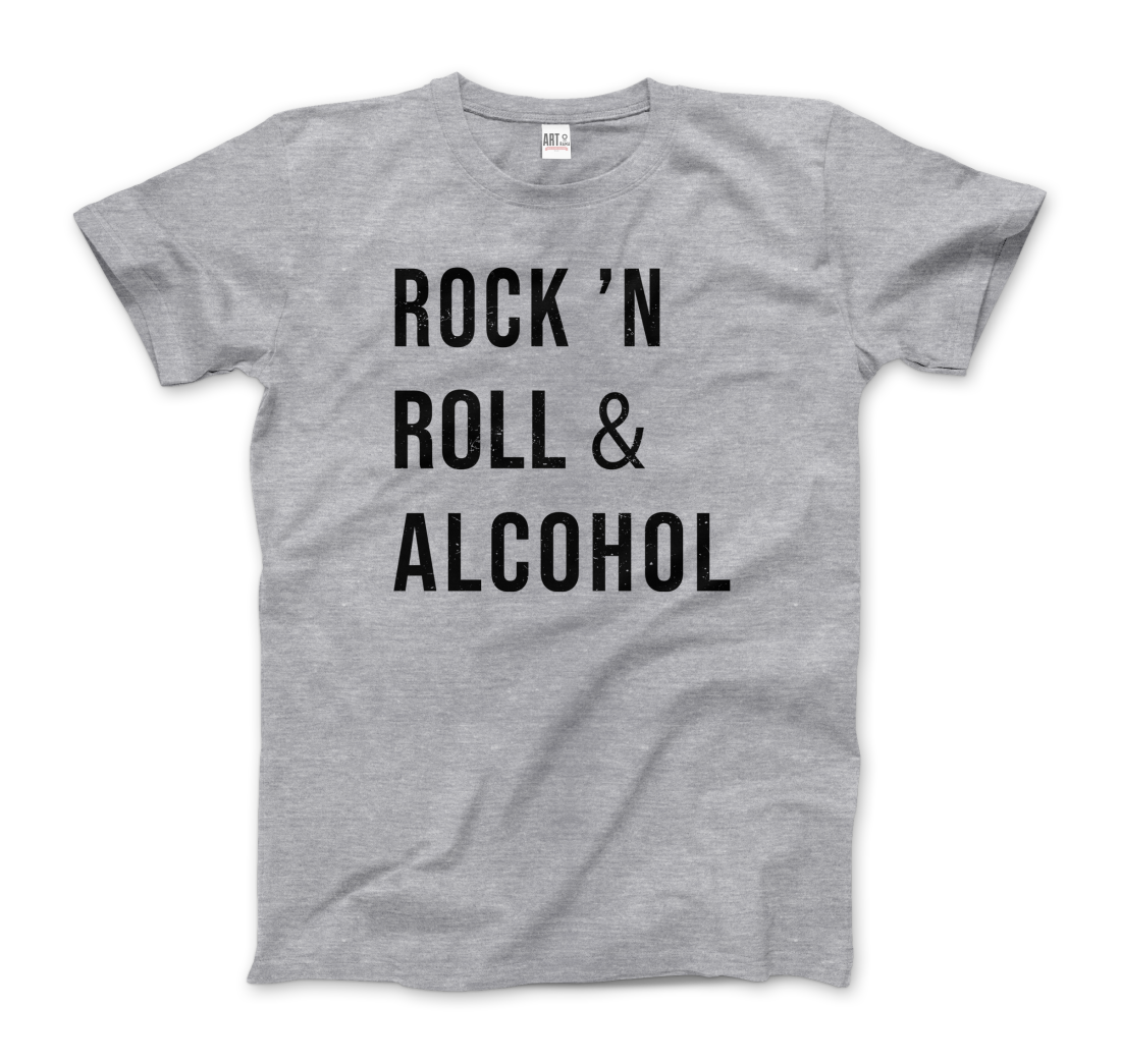 Rock'n Roll & Alcohol t-shirt by Art-O-Rama Shop