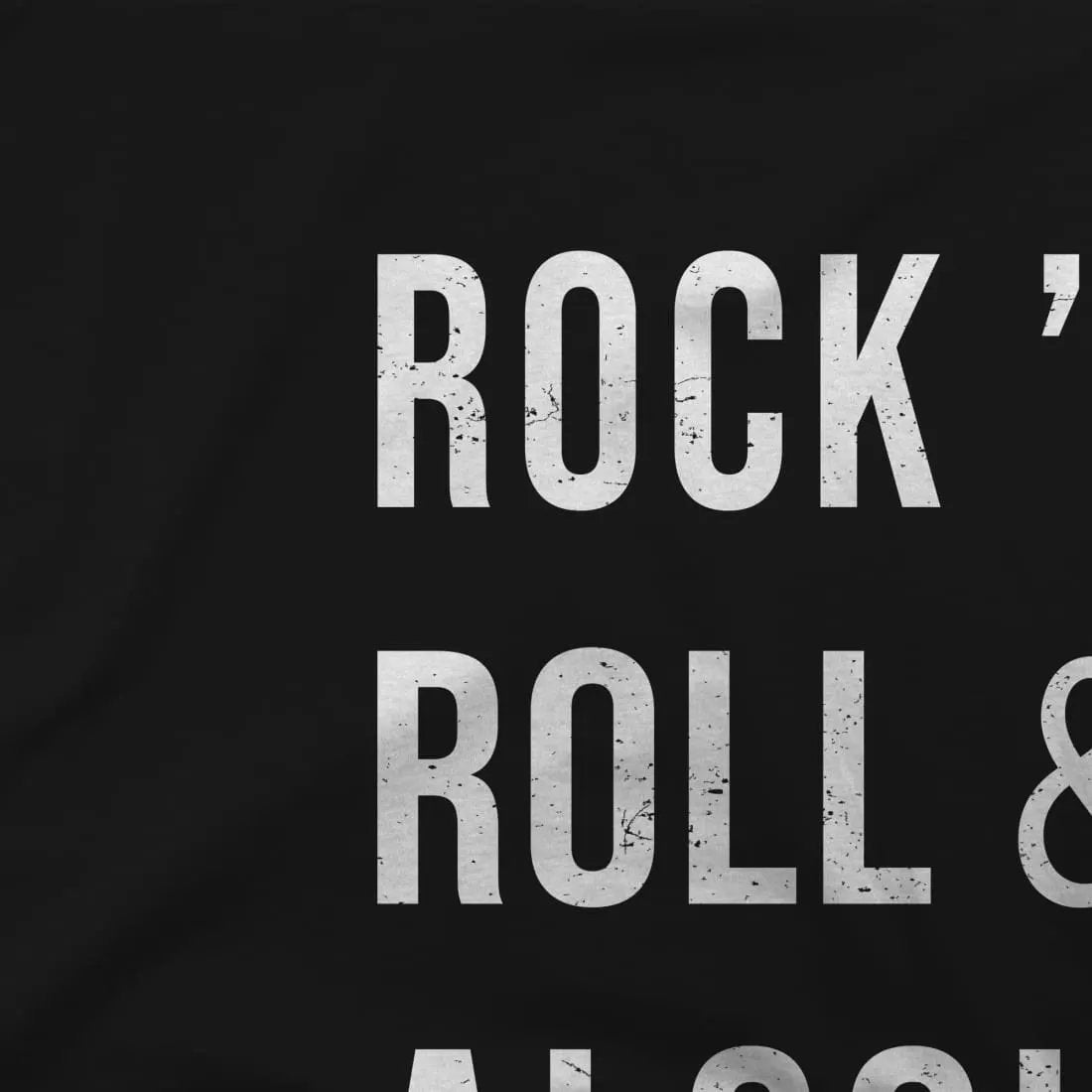 Rock'n Roll & Alcohol t-shirt by Art-O-Rama Shop