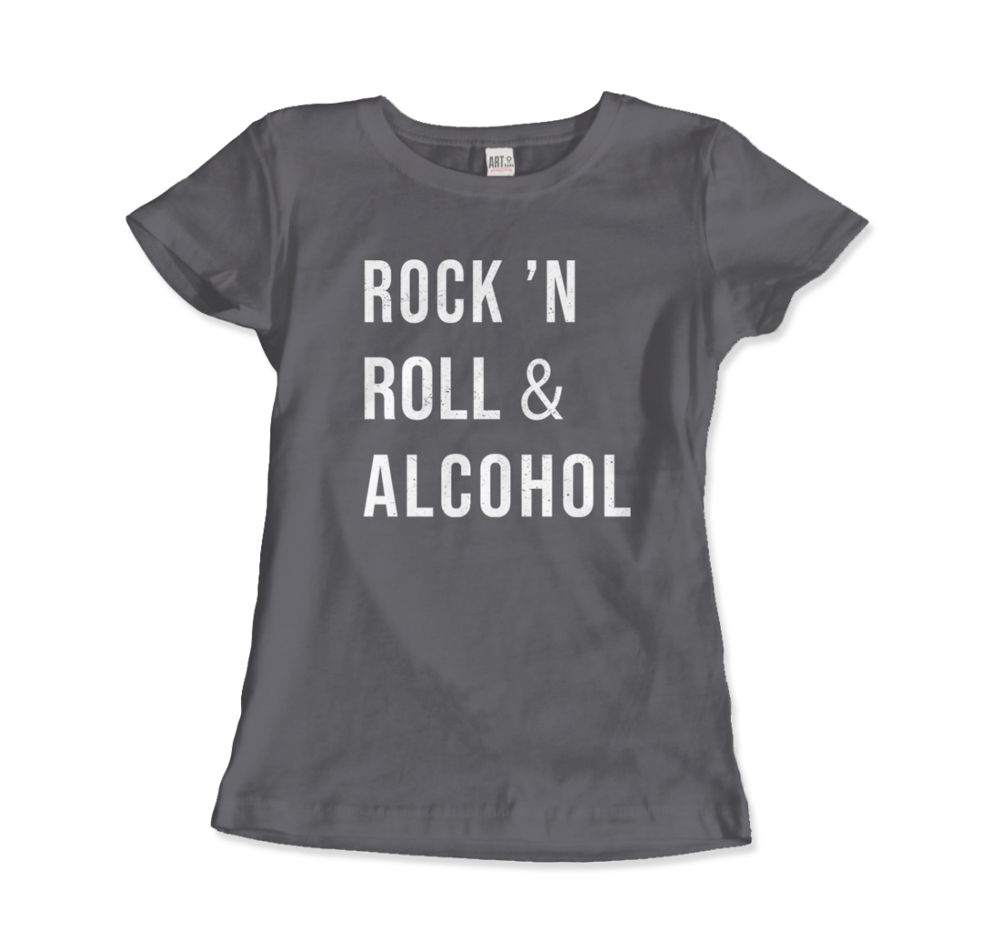 Rock'n Roll & Alcohol t-shirt by Art-O-Rama Shop