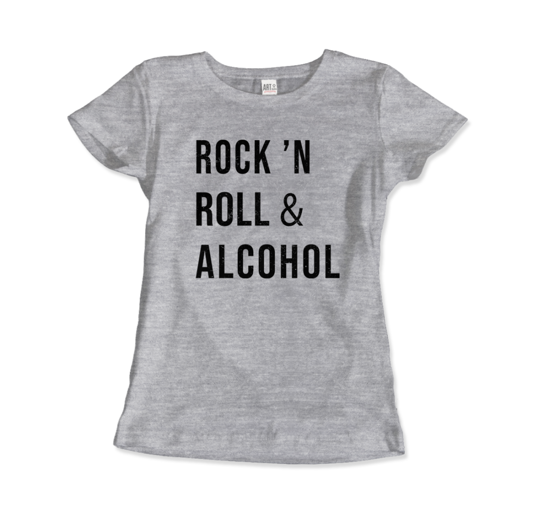 Rock'n Roll & Alcohol t-shirt by Art-O-Rama Shop